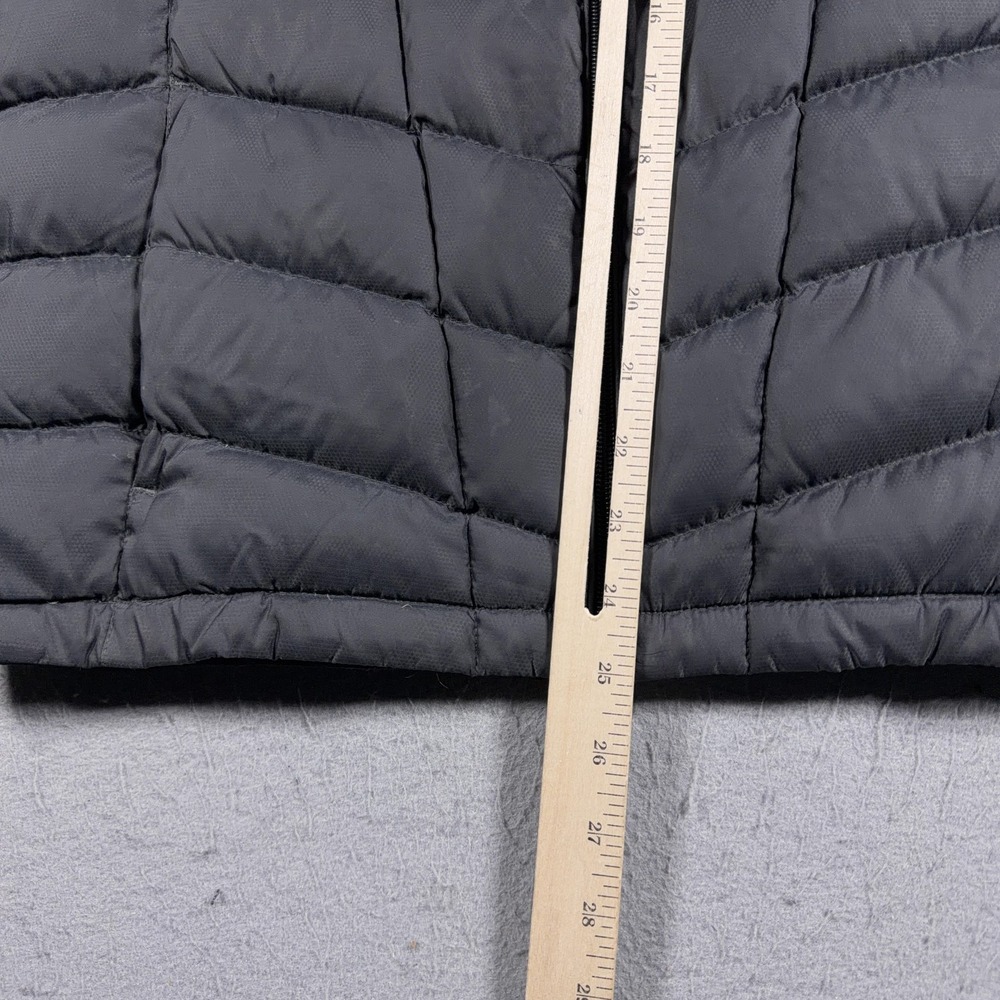 Spyder Down Puffer Jacket Men Small Quilted Full Zip  Gray Outdoor Hiking - Picture 6 of 11